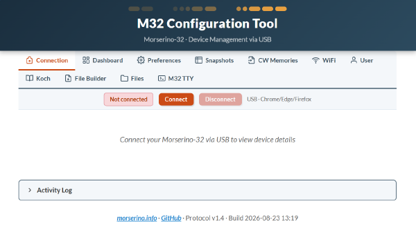 Uploading Custom Files to the Morserino-32 File Player